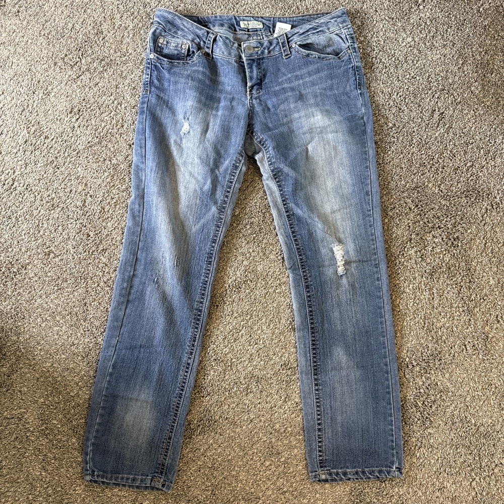 Paris‎ Blues Women's Low Rise Jeans Distressed Size 15